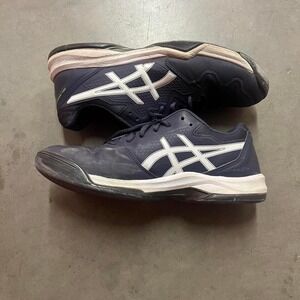 Y2K Navy Blue Asics GEL-DEDICATE‎ 7 Tennis/Running shoes size 10 1/2